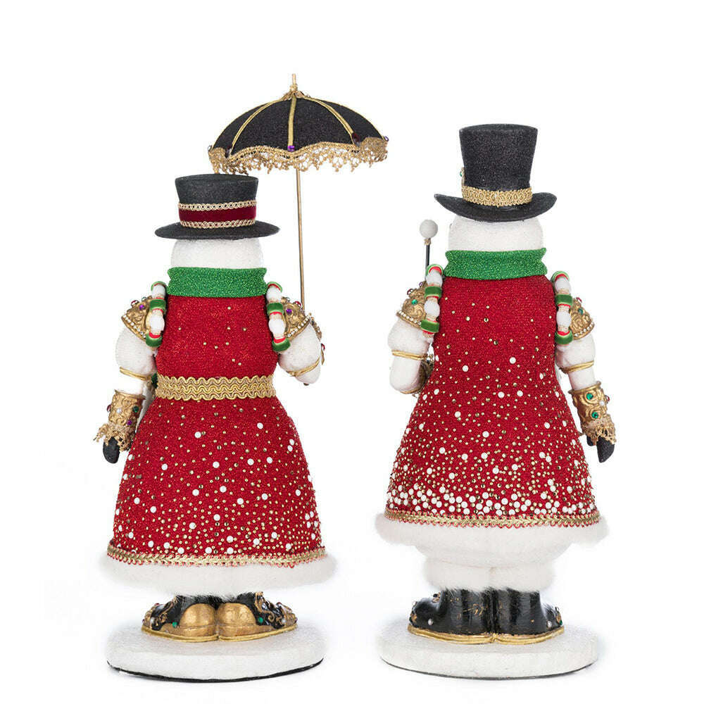 Sir Frosty Banks and Dame Icy Banks Assortment of 2 | Christmas Decor | Katherine's Collection - Che Cose Belle