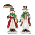 Sir Frosty Banks and Dame Icy Banks Assortment of 2 | Christmas Decor | Katherine's Collection - Che Cose Belle