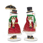 Sir Frosty Banks and Dame Icy Banks Assortment of 2 | Christmas Decor | Katherine's Collection - Che Cose Belle