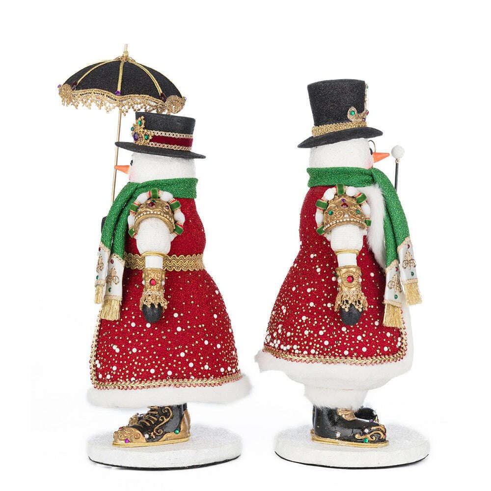 Sir Frosty Banks and Dame Icy Banks Assortment of 2 | Christmas Decor | Katherine's Collection - Che Cose Belle