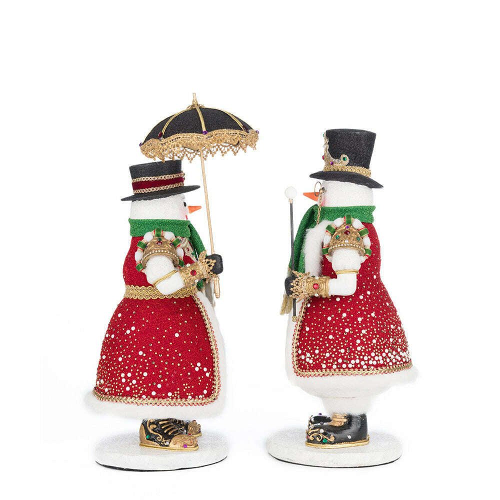 Sir Frosty Banks and Dame Icy Banks Assortment of 2 | Christmas Decor | Katherine's Collection - Che Cose Belle