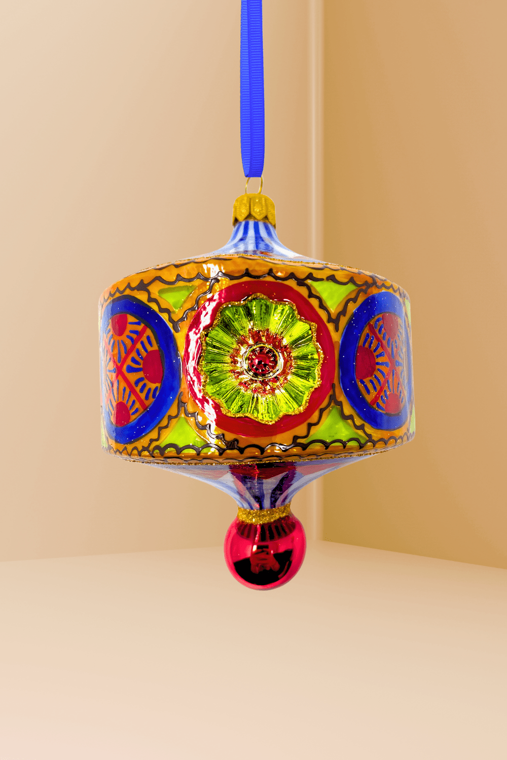 Sirena Lantern Glass Christmas Ornament - Che Cose Belle