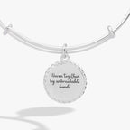 Sister 'Woven Together By Unbreakable Bonds' Charm Bangle - Che Cose Belle