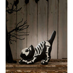Skeleton Paper Mache Cat | Halloween Decor | Bethany Lowe - Che Cose Belle