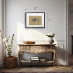 Sketched Dog Print in Black Frame - Che Cose Belle