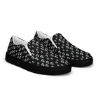 Skull Print Women’s slip-on canvas shoes