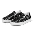 Skull Print Women’s slip-on canvas shoes