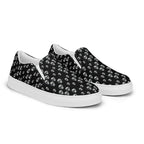 Skull Print Women’s slip-on canvas shoes