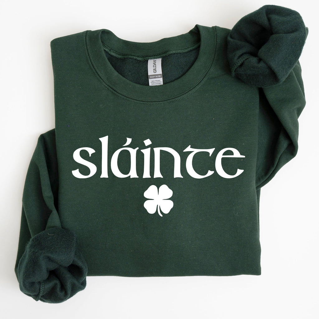 Slainte, Health, Gaelic, Luck, St Patrick's Day Sweatshirt - Che Cose Belle