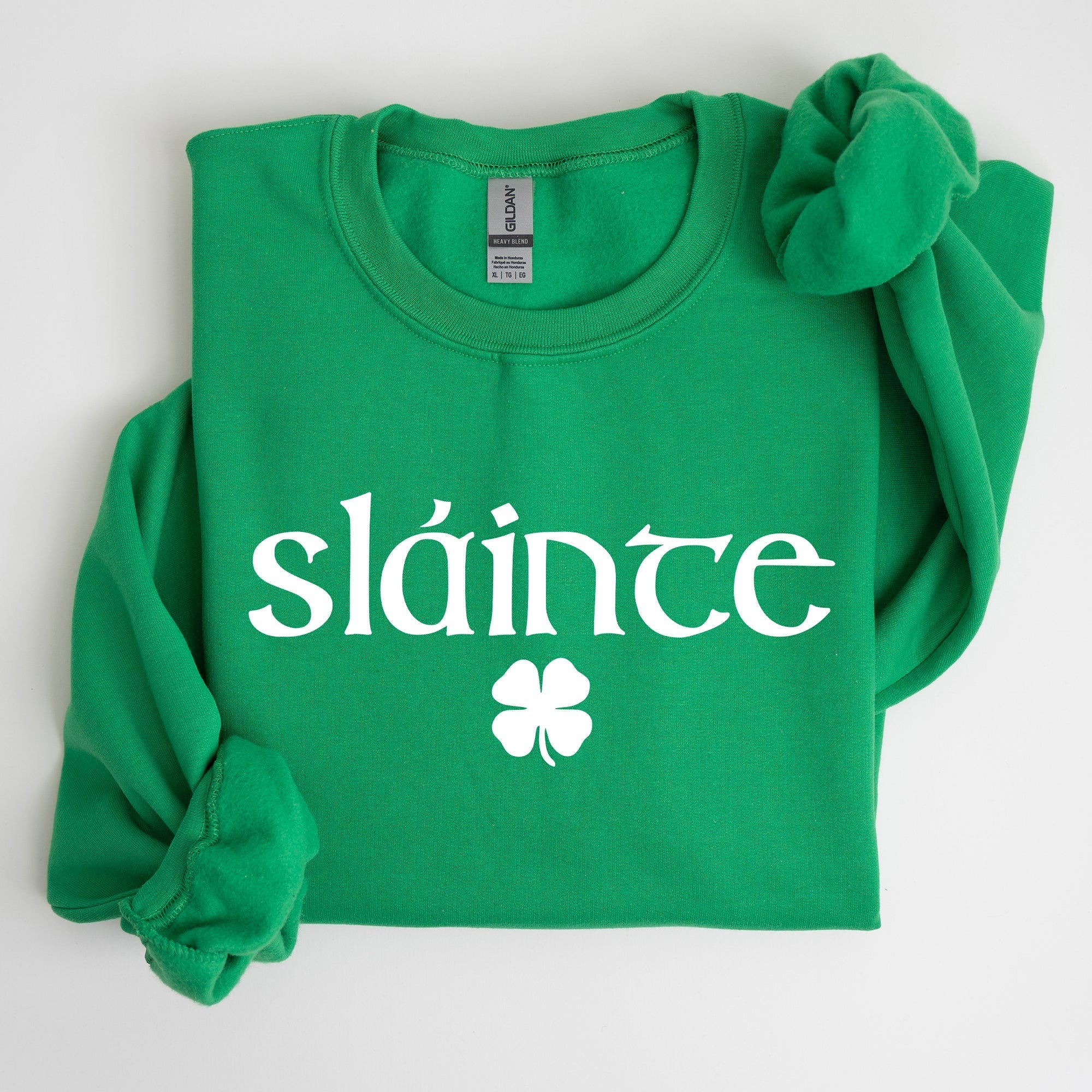 Slainte, Health, Gaelic, Luck, St Patrick's Day Sweatshirt - Che Cose Belle