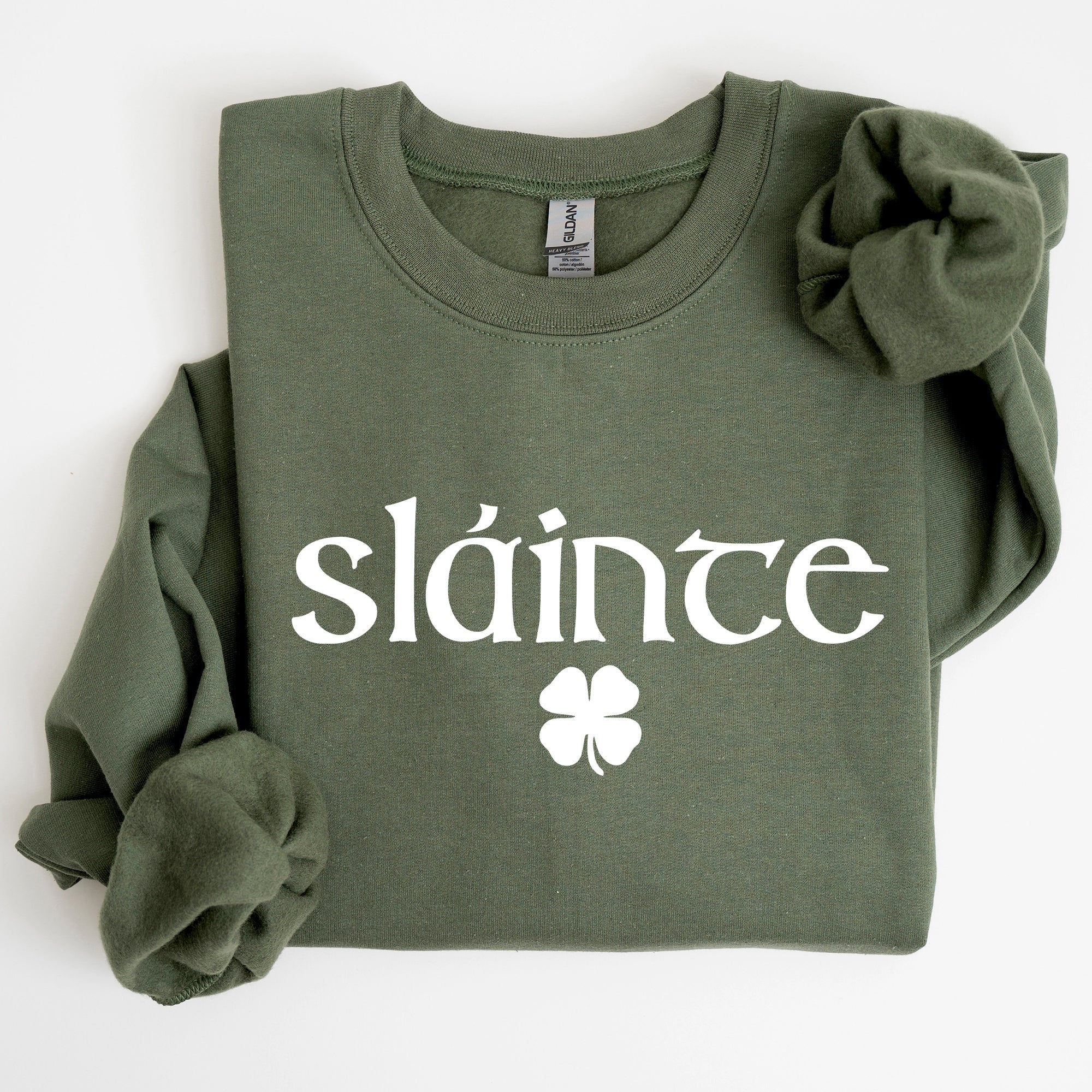 Slainte, Health, Gaelic, Luck, St Patrick's Day Sweatshirt - Che Cose Belle