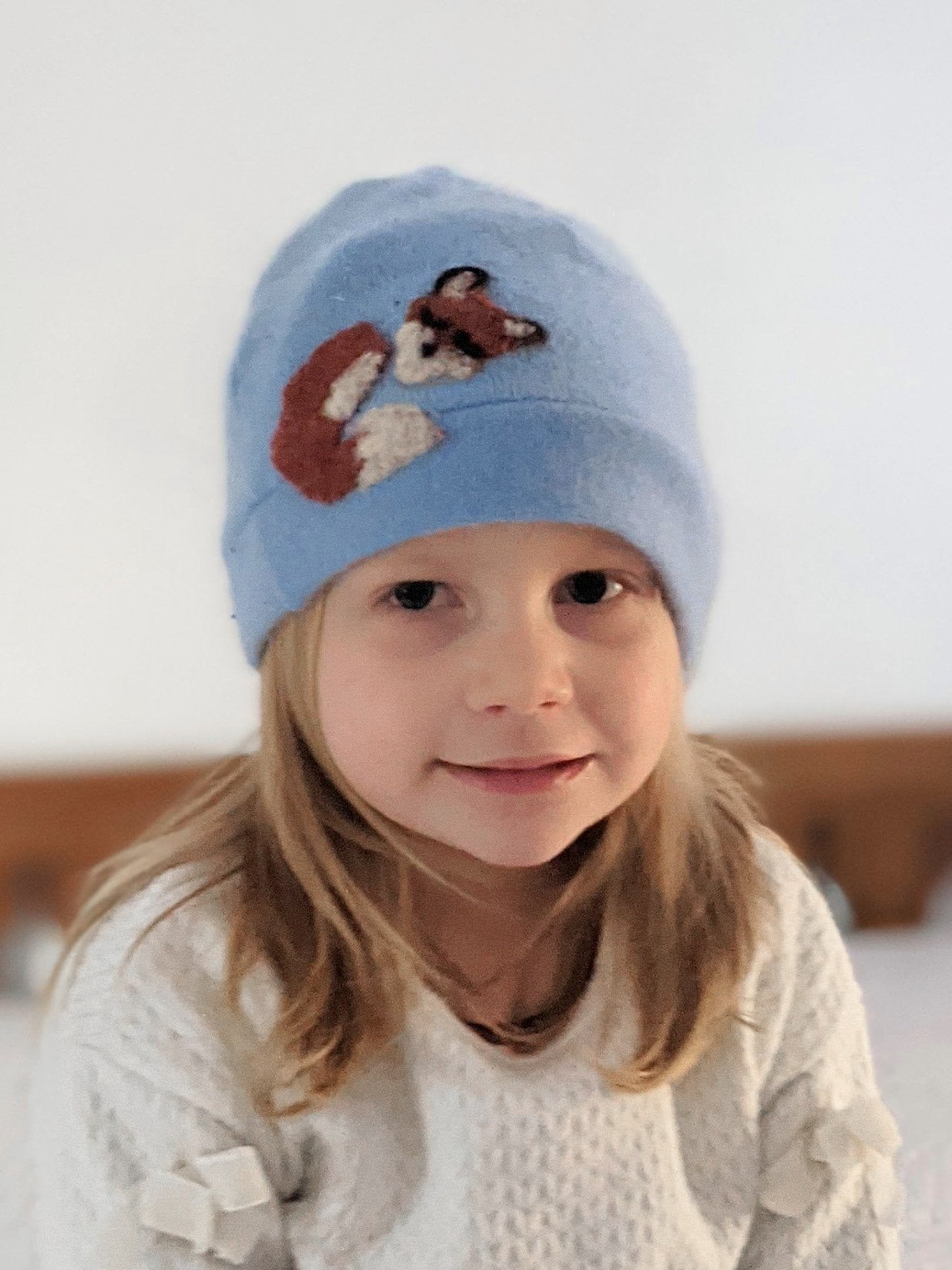 Sleeping Fox Cashmere Hat - Child - Che Cose Belle