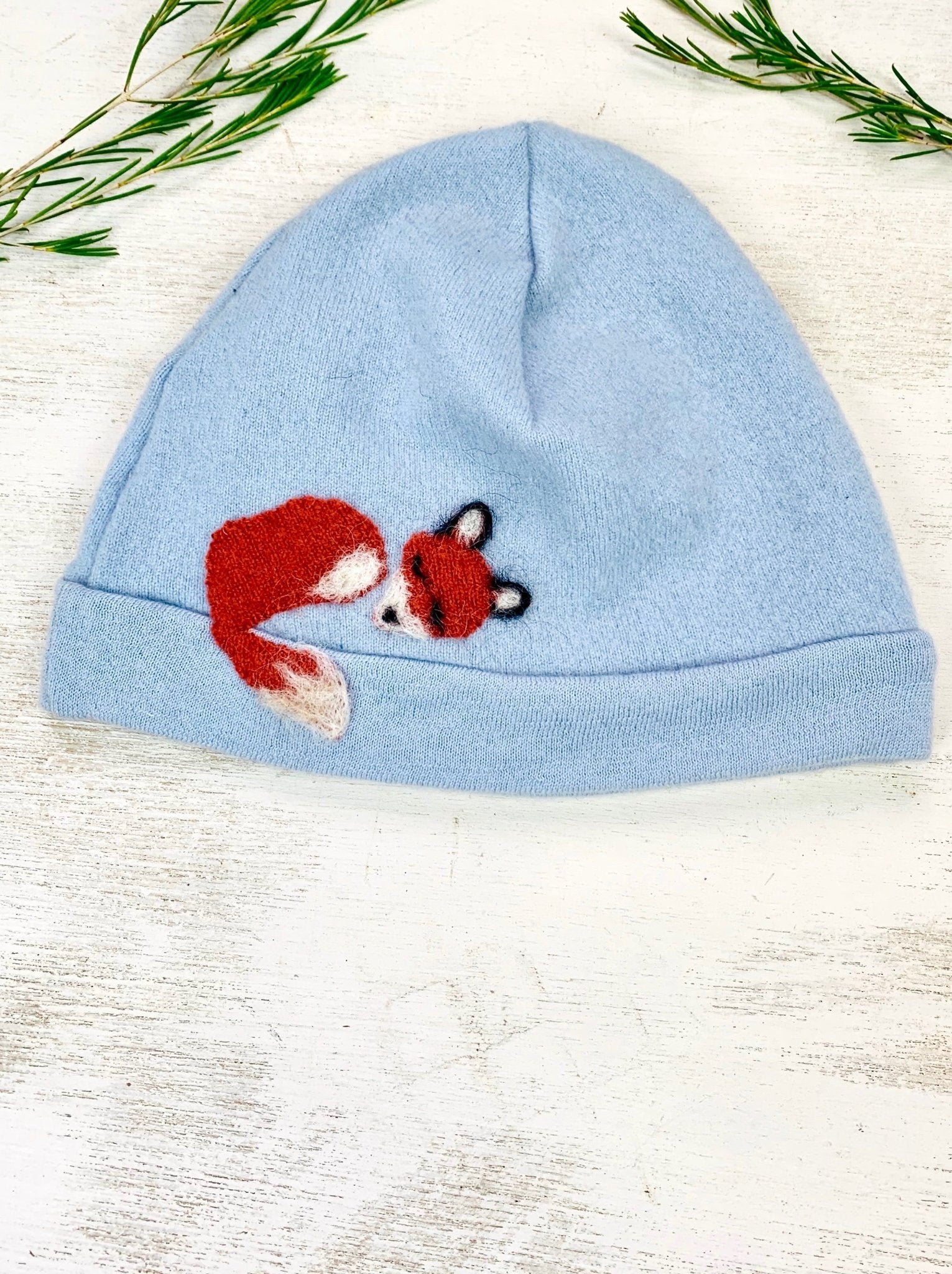 Sleeping Fox Cashmere Hat - Child - Che Cose Belle