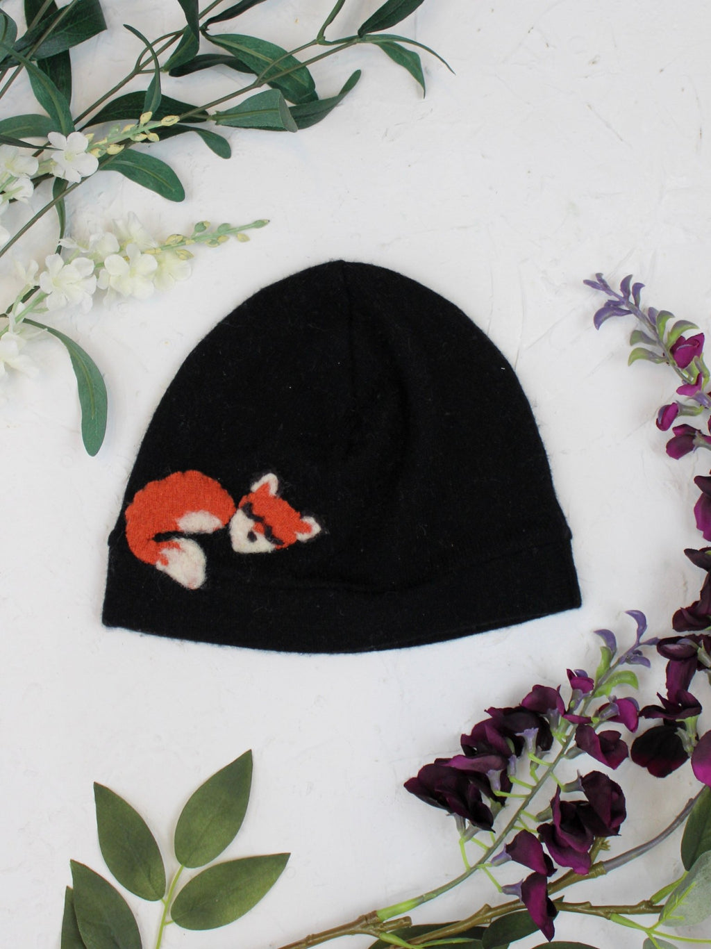Sleeping Fox Cashmere Hat - Child - Che Cose Belle