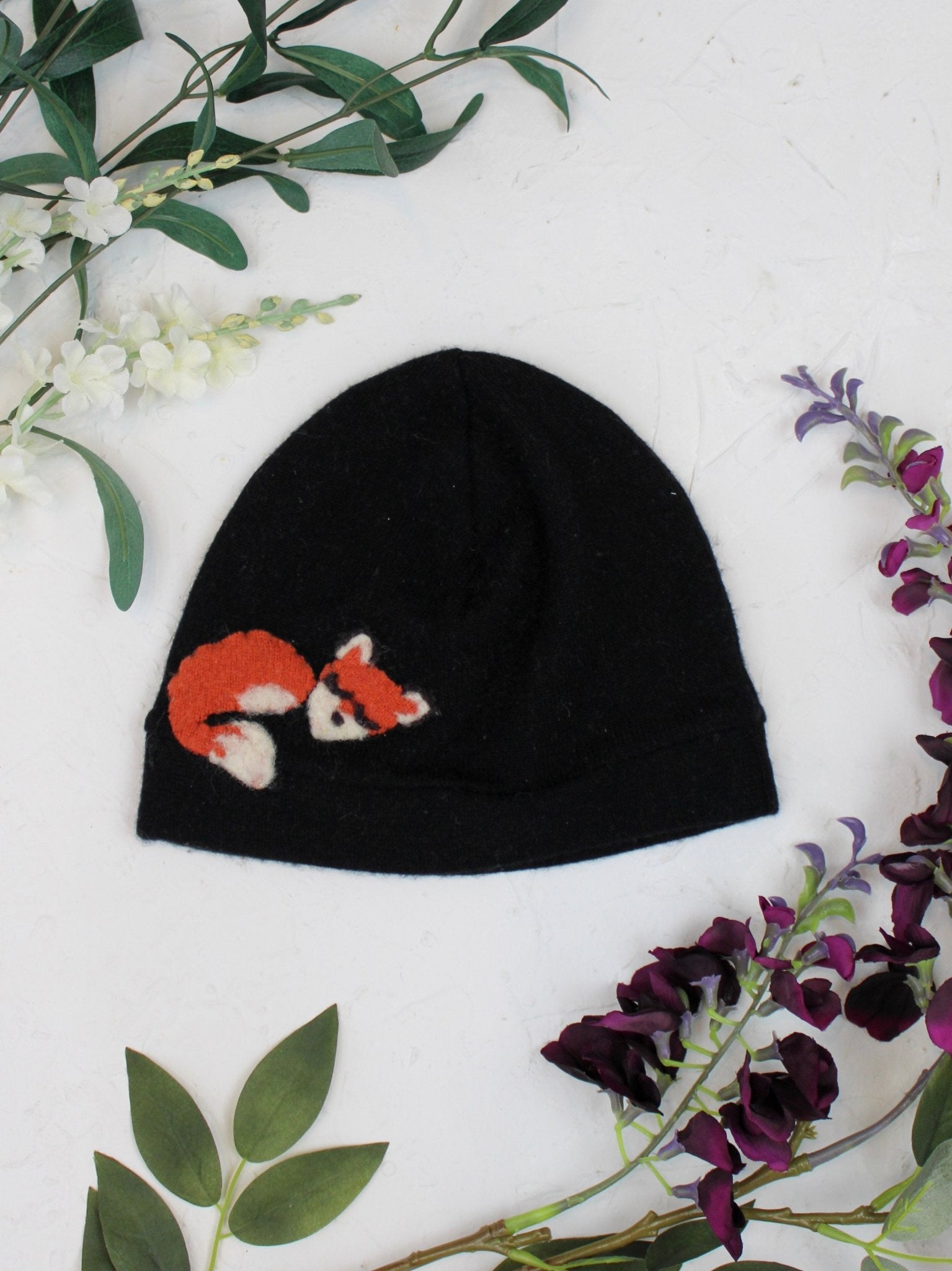 Sleeping Fox Cashmere Hat - Child - Che Cose Belle