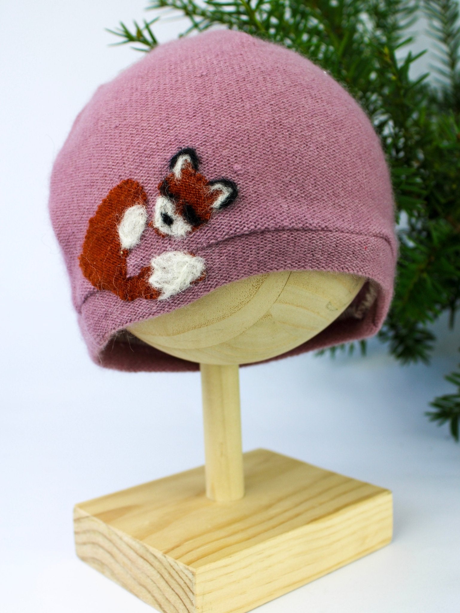Sleeping Fox Cashmere Hat - Child - Che Cose Belle