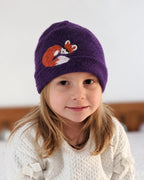 Sleeping Fox Cashmere Hat - Child - Che Cose Belle
