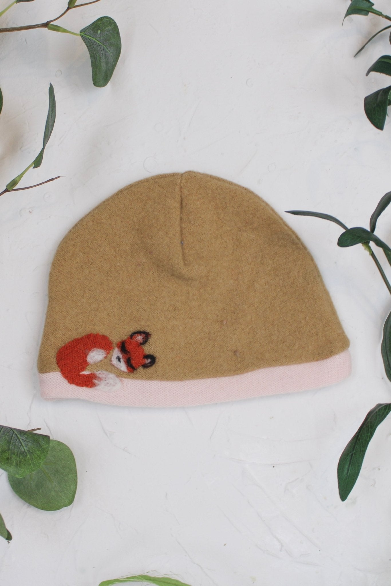Sleeping Fox Cashmere Hat - Toddler - Che Cose Belle