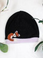 Sleeping Fox Cashmere Hat - Toddler - Che Cose Belle