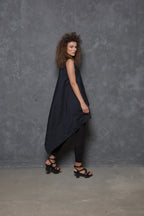 Sleeveless Asymmetrical Tunic Shirt - Che Cose Belle