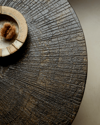Slice Coffee Table, Minerals, Whisky, Oval - Che Cose Belle
