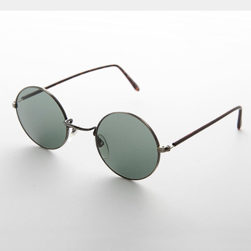 Small Round Hippy Sunglass with Real Glass Lens - Roma - Che Cose Belle