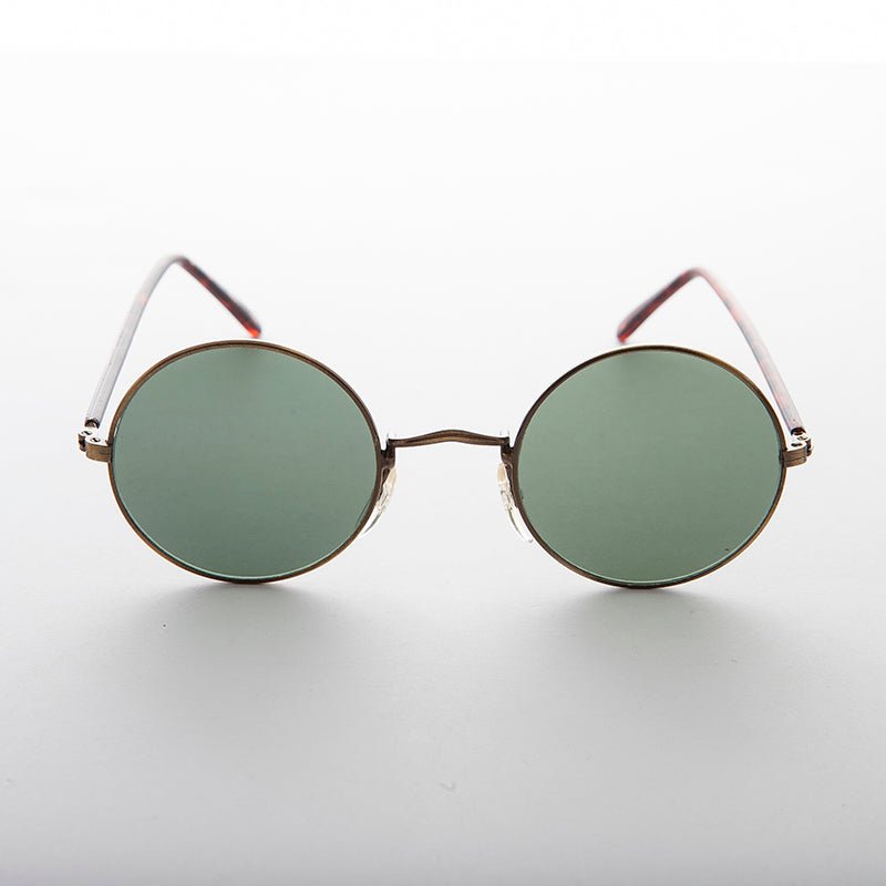 Small Round Hippy Sunglass with Real Glass Lens - Roma - Che Cose Belle