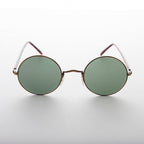 Small Round Hippy Sunglass with Real Glass Lens - Roma - Che Cose Belle
