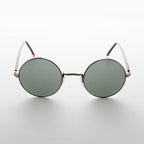Small Round Hippy Sunglass with Real Glass Lens - Roma - Che Cose Belle