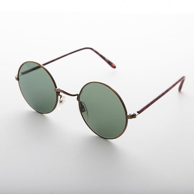 Small Round Hippy Sunglass with Real Glass Lens - Roma - Che Cose Belle