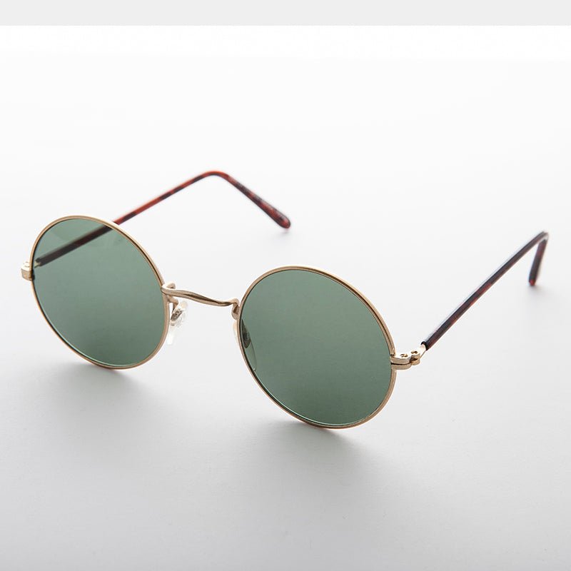 Small Round Hippy Sunglass with Real Glass Lens - Roma - Che Cose Belle