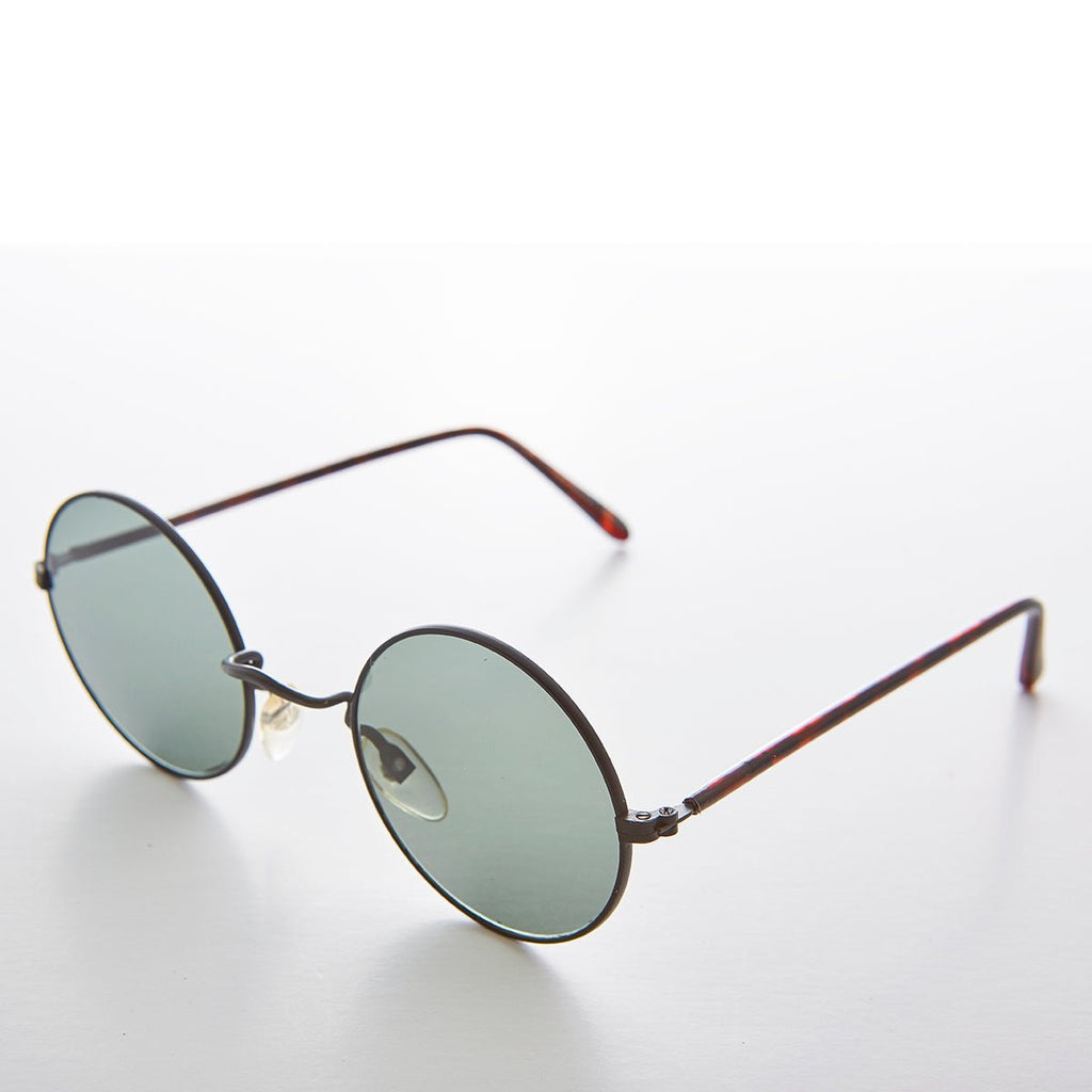 Small Round Hippy Sunglass with Real Glass Lens - Roma - Che Cose Belle