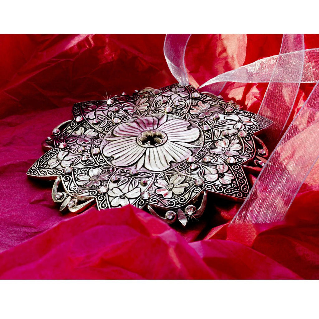 Snow Crystal Dogwood Ornament (Aluminum) - Che Cose Belle