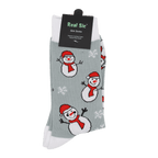 Snow Man Holiday Socks - Comfy Cotton for Men & Women - Che Cose Belle