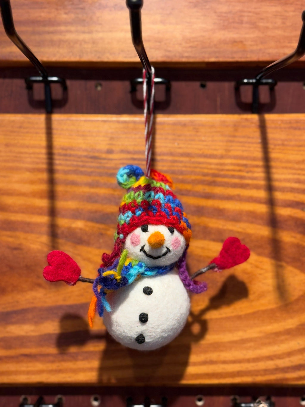 Snowman Ornament with Weaving Hat - Che Cose Belle