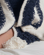 Snug Braided Two-Stripes Throw - Che Cose Belle