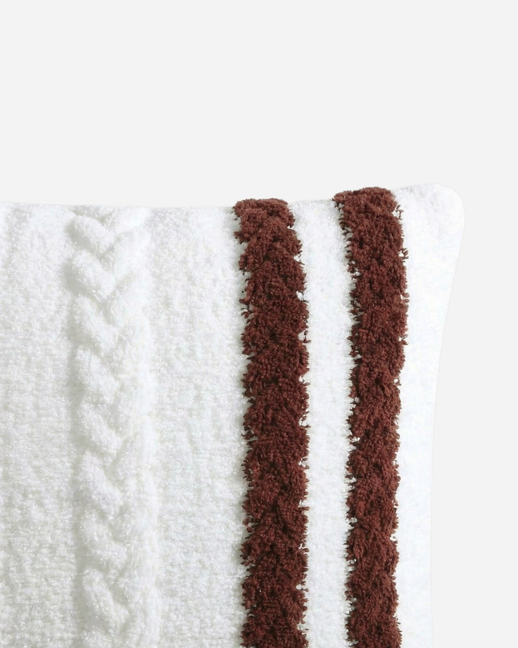 Snug Braided Two-Stripes Throw Pillow - Che Cose Belle