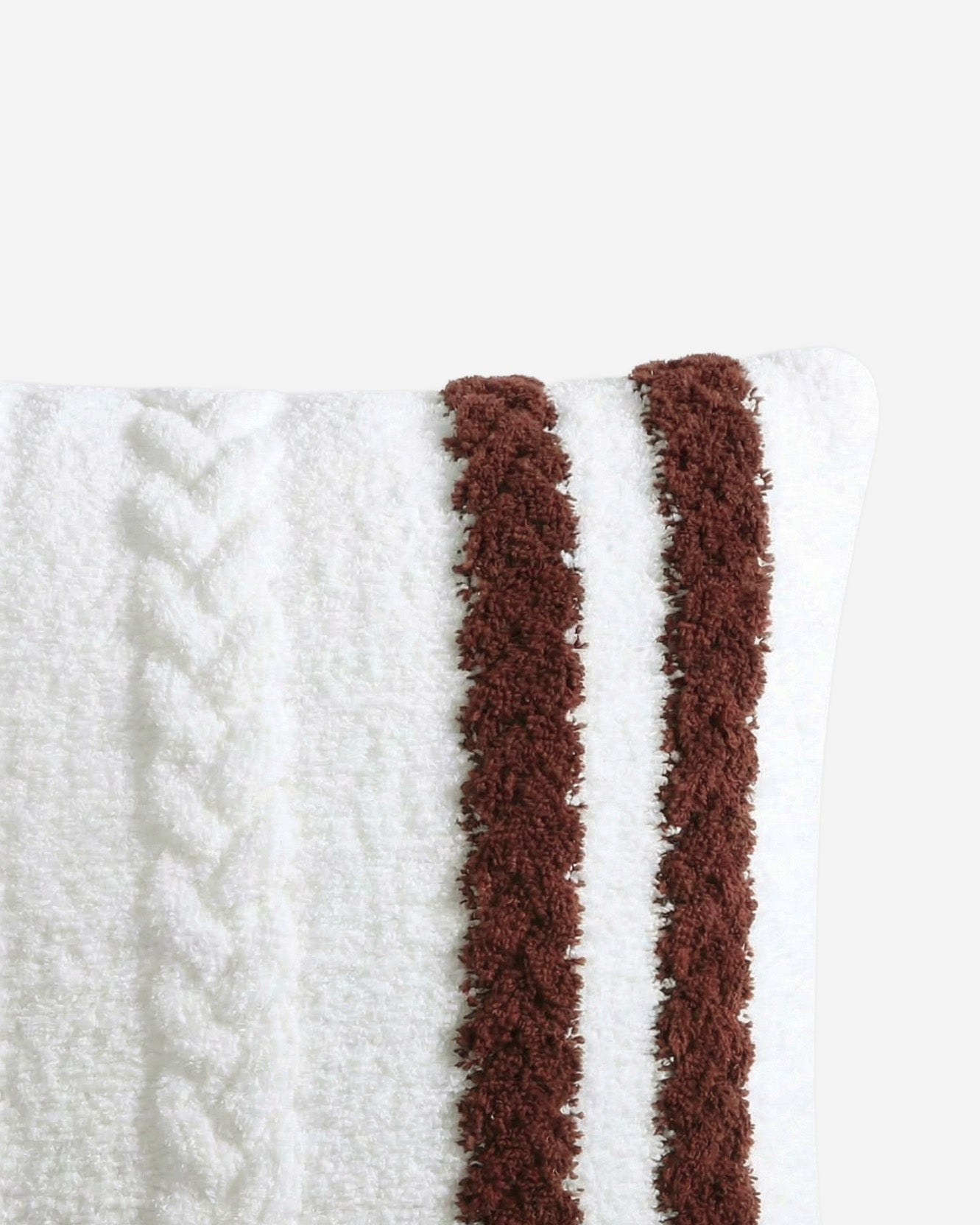 Snug Braided Two-Stripes Throw Pillow - Che Cose Belle