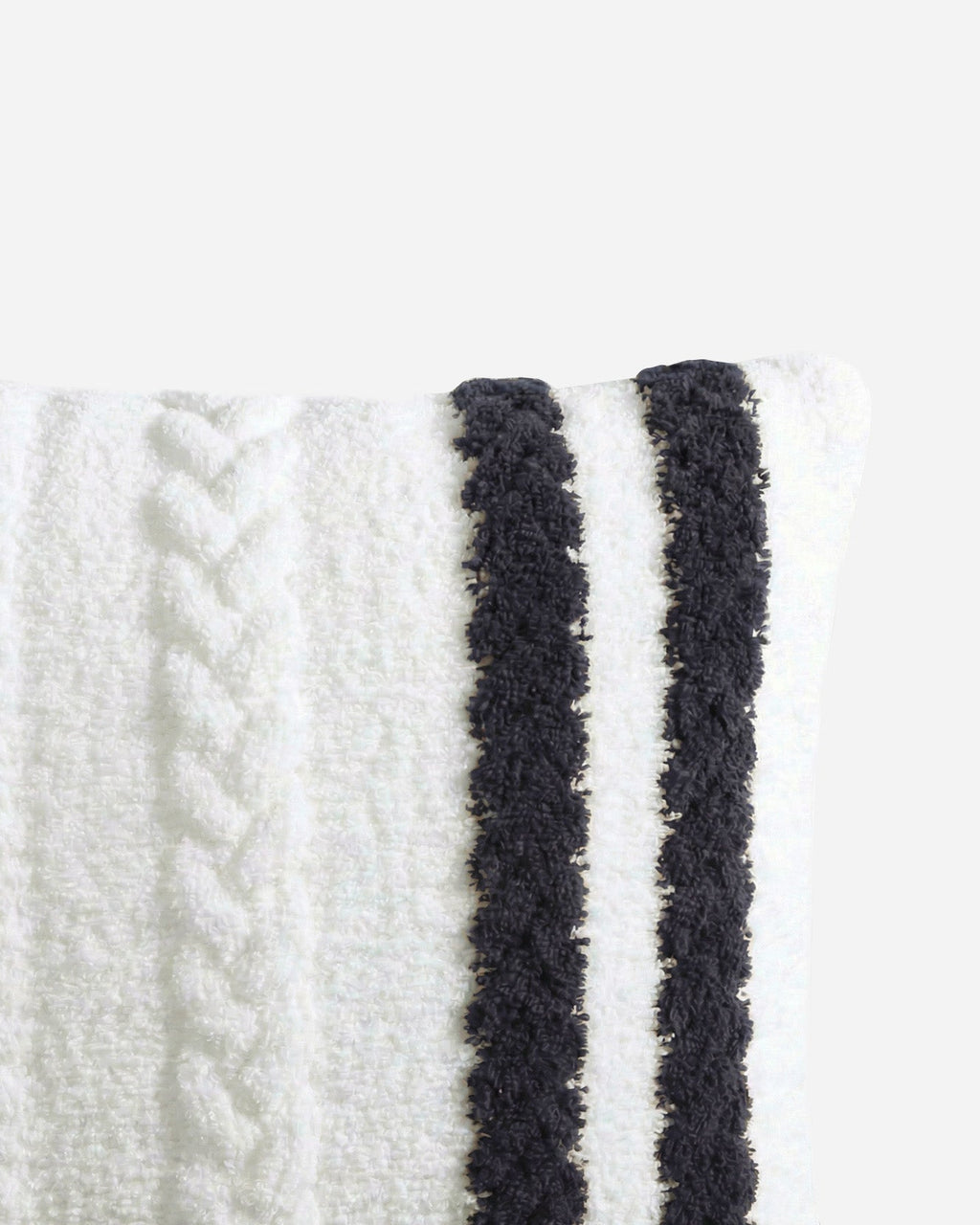 Snug Braided Two-Stripes Throw Pillow - Che Cose Belle