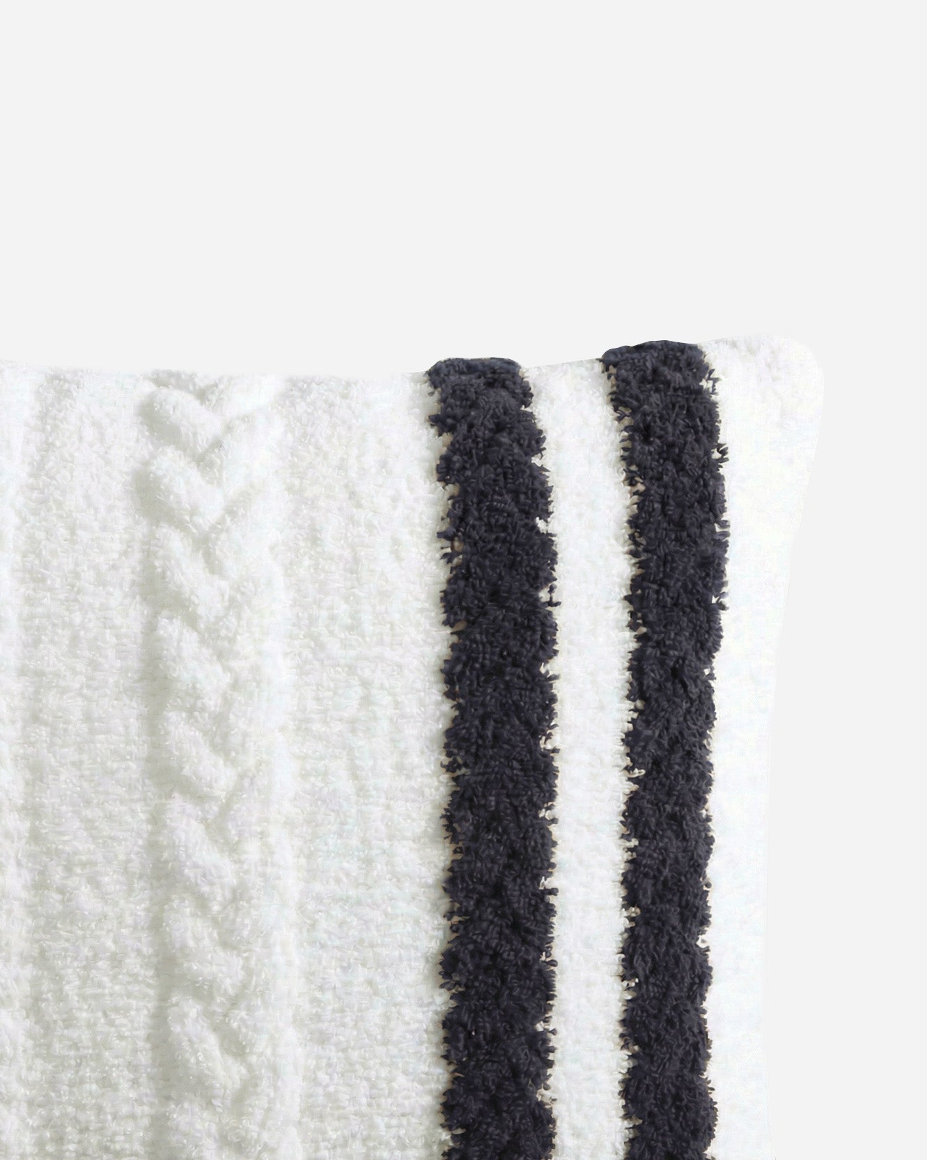 Snug Braided Two-Stripes Throw Pillow - Che Cose Belle