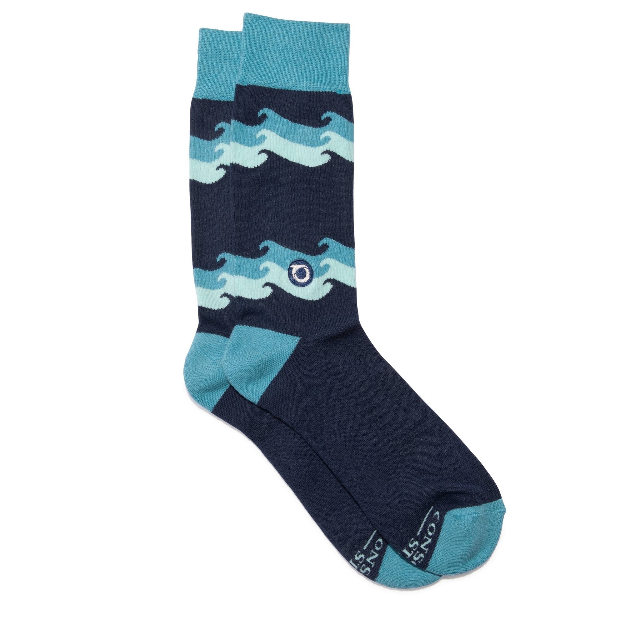 Socks that Protect Oceans (Rolling Waves) - Che Cose Belle