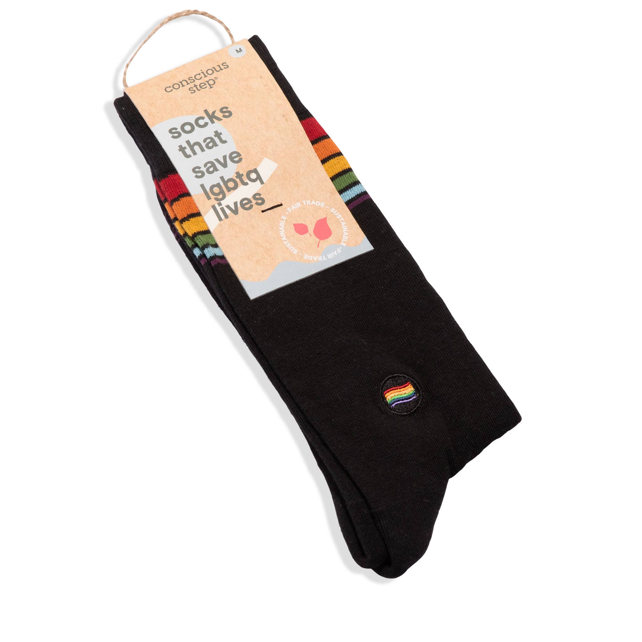 Socks that Save LGBTQ Lives (Classic Rainbow Stripe) - Che Cose Belle