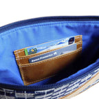 Sofia Leather and Woven Crossbody Bag - Che Cose Belle