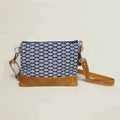 Sofia Leather and Woven Crossbody Bag - Che Cose Belle