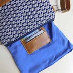 Sofia Leather and Woven Crossbody Bag - Che Cose Belle