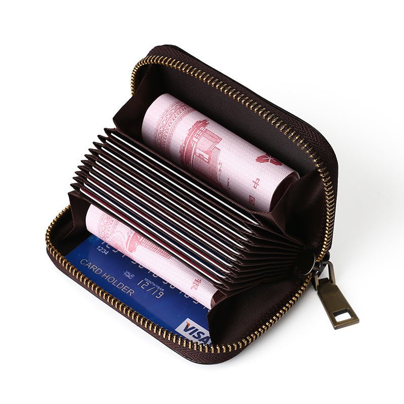 Soft Top-Grain Leather Multifunctional Coin Purse - Che Cose Belle
