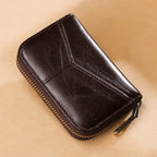 Soft Top-Grain Leather Multifunctional Coin Purse - Che Cose Belle
