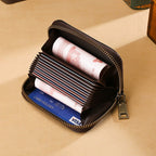 Soft Top-Grain Leather Multifunctional Coin Purse - Che Cose Belle