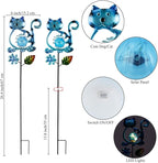 Solar Garden Lights Outdoor Decor,26.4''H Cat Figurine Light,Waterproof Decorative Garden Stakes for Lawn Patio Pathway, Solar Lights for Outside for Mom,Women,Cat Lovers - Che Cose Belle