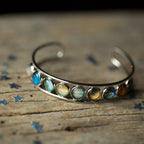 Solar System Silver Bangle Bracelet - Che Cose Belle